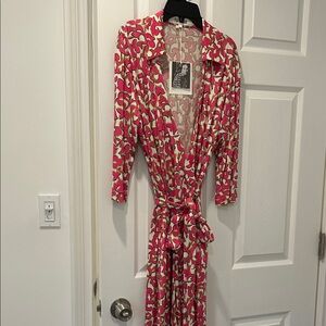 Diane Von Furstenberg silk jersey Abigail Midi dress